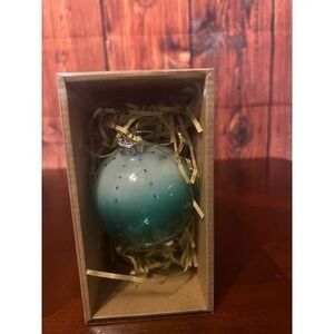 Dei Jellyfish Ornament Willow Street Design Glass frosted nautical decor Holiday